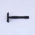 For Face Blade Razor No Electric Razors Yaqi Private Label Mens No Electrical Classic Metal Single Blade Zinc Alloy Head Black Brass Double Edge Safety Razor