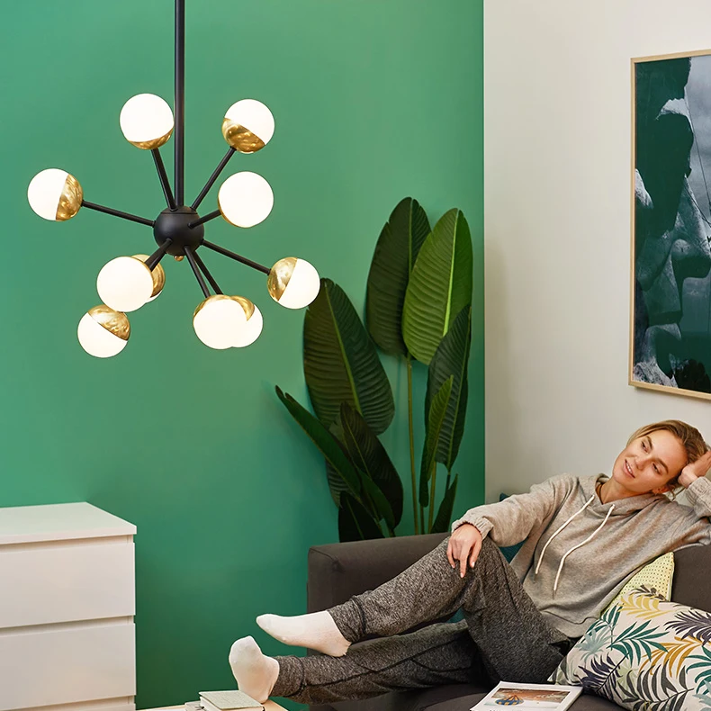 Simple Modern Circular Led Pendant Light Designer Nordic minimalist modern Retro American Industrial restaurant LED chandeliers