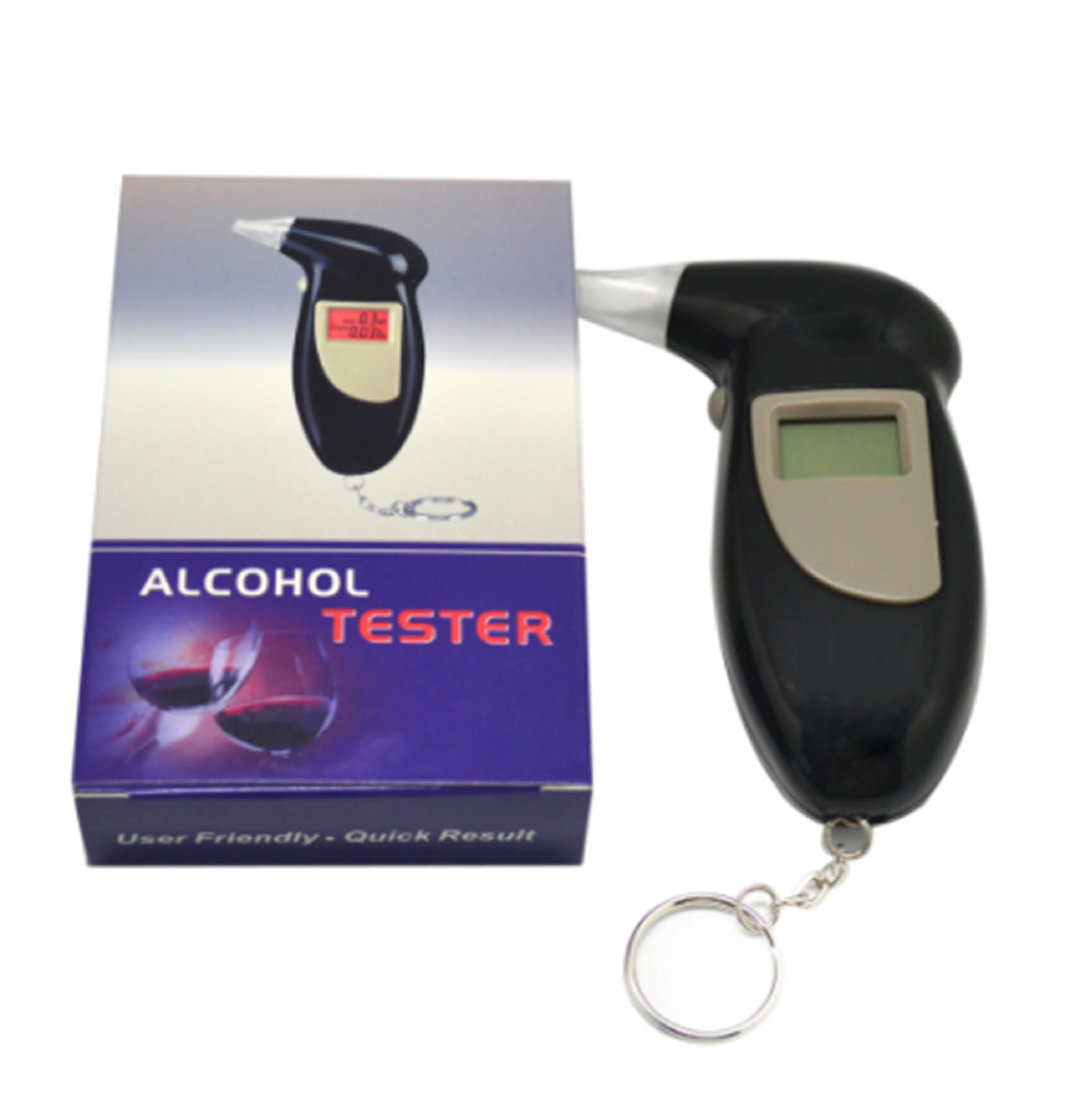 Professional  Alcohol tester Breathalyzer digital LCD for driver easy to use