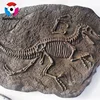 with hang tag type Jura excavating maroc dinosaur skeleton , sink stone, reproduction fossil