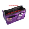 Premium Multi Pockets Lady Travel Insert Handbag Organizer Purse Pouch Tidy Cosmetics Bag With Zipper Hanging Mesh Makeup Bag