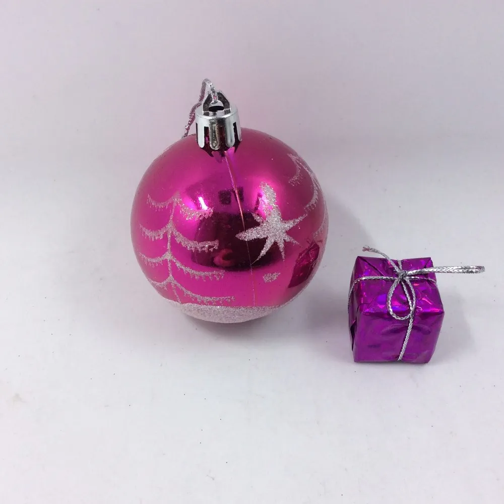promotional personalised christmas tree ball decorations in