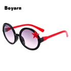 Lovely round Child Baby Safety Coating Sun Glasses UV400 Girls Eyewear star Shades 8 Colors Kids Sunglasses