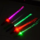 Battery operated colorful light LED flashing fiber stick
