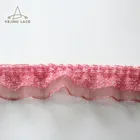 Crocheted Stretch Ruffle Apparel Trim Shining Trimmings