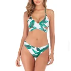 2019 Swimsuit Petal Swimsuit Female Split High Waist Bikini Ladies Swimsuit