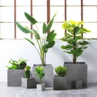 Cheap Fiber Clay Cement Vertical Garden Large Flower Pots & Planters