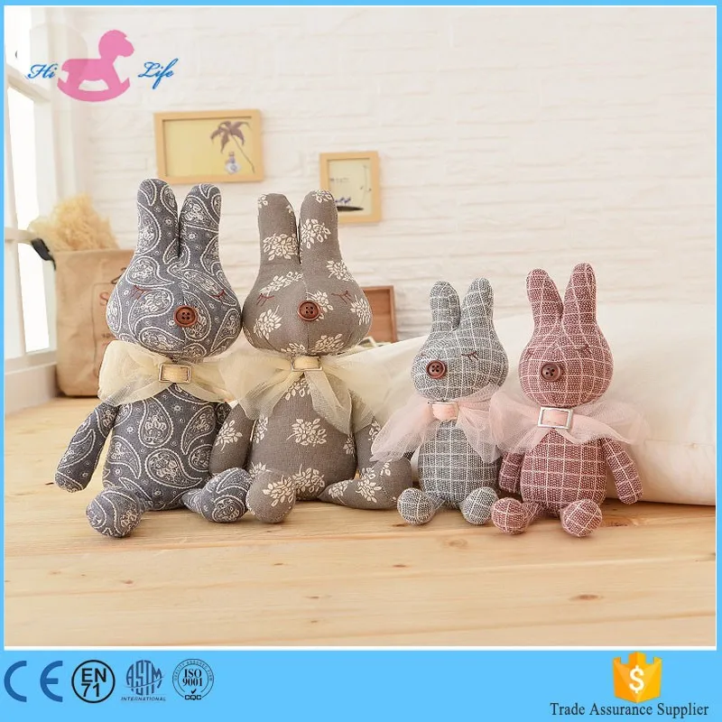 2017 OEM easter fabric soft bunny toy