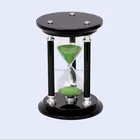Desktop Clock Wooden 1 hour Antique Hourglass for Gifts