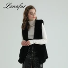 Beautiful Color Cheap Fashion Women Rabbit Collar For Girl Coats And Fur Vest