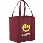Cheap Logo Handle Non Woven Tote Grocery Shopping Bag