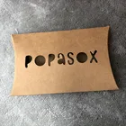 Custom Cheap Kraft Paper Pillow Packaging box Made In China