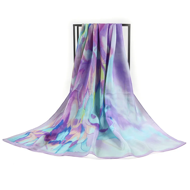 Brand Chiffon Silk Long Scarf 175*90cm Scarves For Women Shawl Cachecol Desigual PP664DL 2015 foulard soie Free Shipping