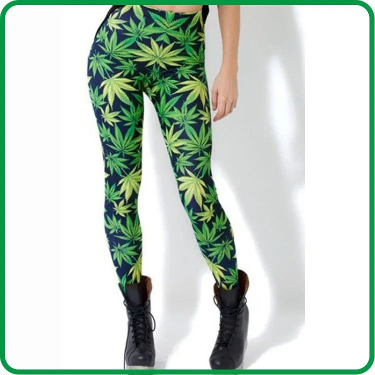 The new 2014 hot women leggings cultivate one's morality Digital printing star pants Free shipping