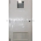 steel door with louver glass WH/FM/ certificated lowes fire rated doors price of fire rated doors