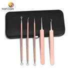 Professional beauty pimple blackheads extractor remover