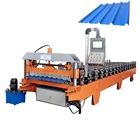 Automatic colorful steel profile sheet roll forming machine