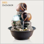 Polyresin indoor table fountain item feng shui mini water fountains