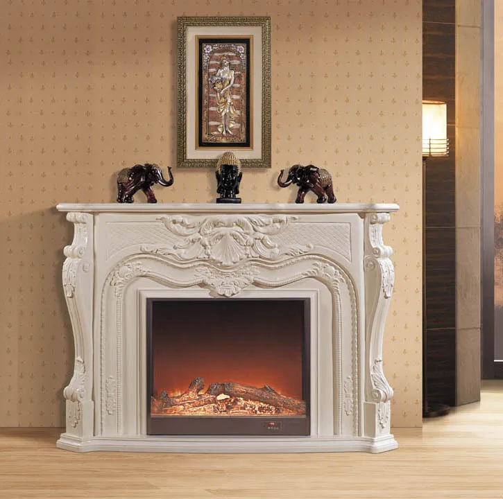 Classical Solid Wood Electric Fireplace Bf09 42078 View Used