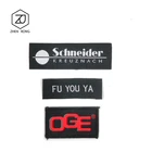 china clothing adhesive satin garment roll clothing size woven label for scarf