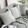 Geometric Outdoor Decorative Pillow Covers Modern Cotton Cushion Covers European Style for Couch Bed Sofa 18*18 Inch 45*45cm
