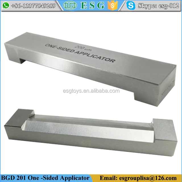 stainless steel one sided wet film applicator