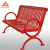 Arlau Cast Iron Garden/Outdoor Bench Legs, Metal Benches, Steel Long Bench With Arm (Back Rest)