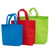 Customize Logo Stock Reusable Grocery Shopping Bag Goodie Treat Eco-friendly Non-Woven Tote Bags