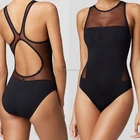Factory directly sell cheaper hygienic liners sport fashion black colombia swimwear