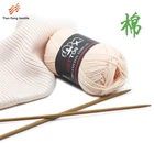 Soft hand knitting 100% cotton light weight crochet yarn for export