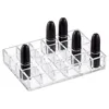 Fashion Transparent Clear 24-Lipstick Section Acrylic Display Stand Organizer Makeup