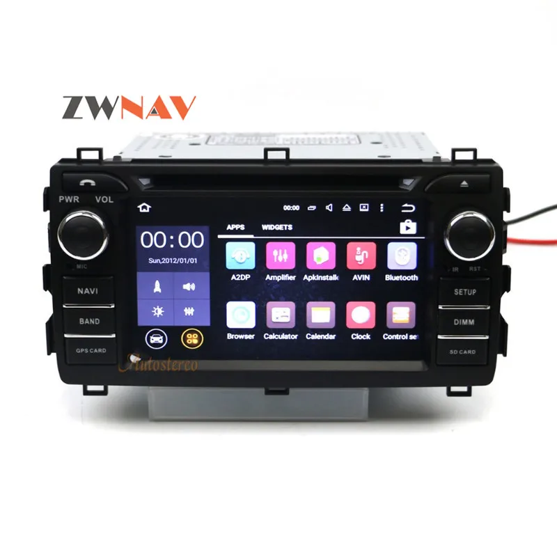Flash Deal 8 Core Android 9.0 4+32GB Car DVD player GPS navigation radio Satnav Stereo head unit For Toyota Auris 2013 2014 2015 Free map 4