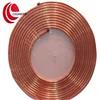 Top quality 15m(50FT) roll Pancake Copper fin tube coil size ASTM B280