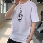 Hot New Products Originality Streetwear Plain white Men T Shirts