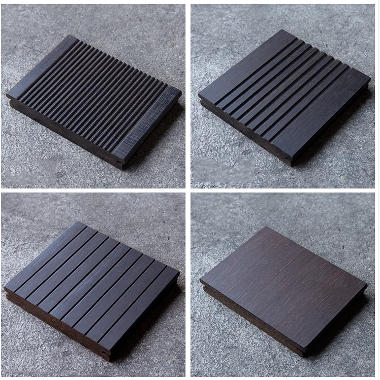 Black Dark High End Float Bamboo Natural Look Floor