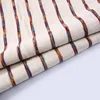 White heavy baby french terry knitting stripe fabric for sweater