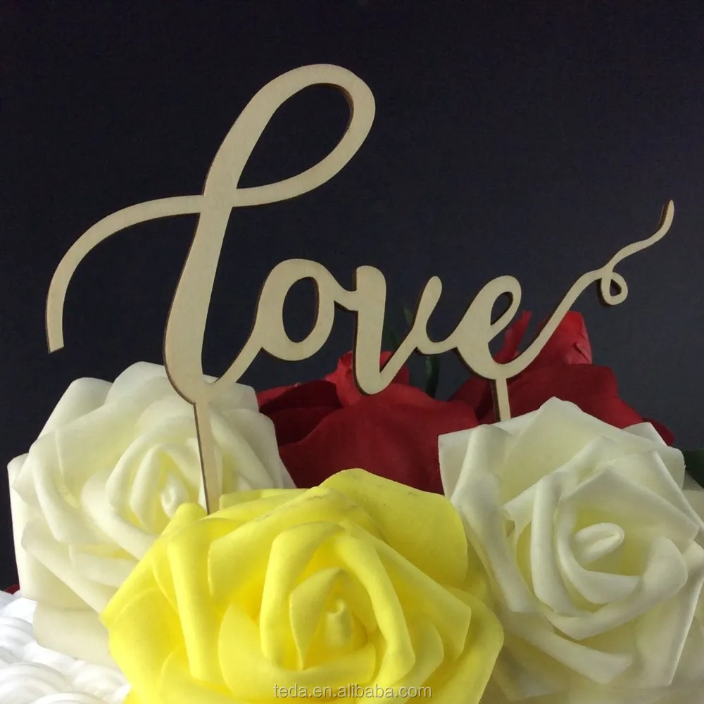 custom crown love cake topper