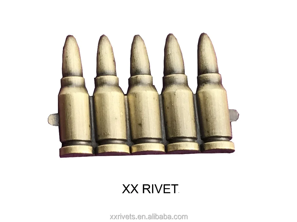 Bullet Shaped Buckle Metal Accessories For