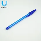 14.8 CM Plastic Cap Blue Bic Slim Pen