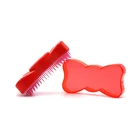 Wholesale retail lip shape cute detangling hair brush with customer logo