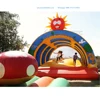 Customized Inflatable jumping pillow castles with air cushion jumping pillow inside