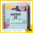 Custom PVC protection outside cover 18 monthly Agenda planner