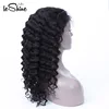 Top Quality Cuticle Aligned High Ends Unprocessed Virgin Malaysian Hair Deep Wave Full Lace Wig China Supplier