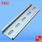 TH35mm standard electric Aluminum Slotted Din Mounting Rail