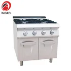 Restaurant Hotel 4 Burner Gas Stove Commercial/Gas Kitchen Appliances/Outdoor Gas Cookers