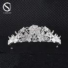 Tiara Crown Wedding Crowns Tiaras 9-1280 Fashion Hair Accessories Brass Bridal Tiara Wedding Crown Beauty Queen Crowns
