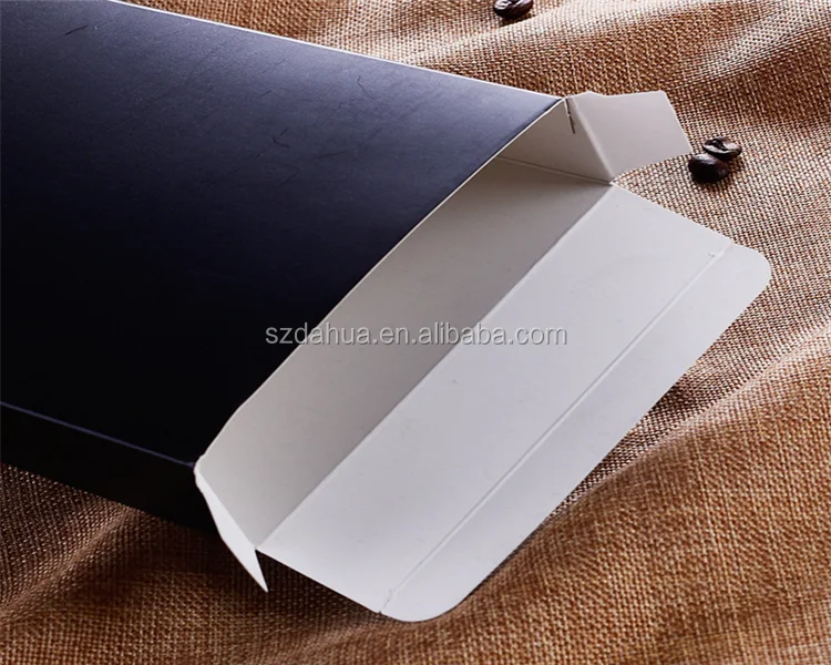packaging boxes  paper material options: white cardboard