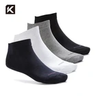 wholesale white grey black ankle quarter men socks 100% man bamboo cotton short ankle gym running sock for men and women meias