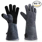 Inexpensive cowhide welding work gloves with palm leather ce in safety gloves .