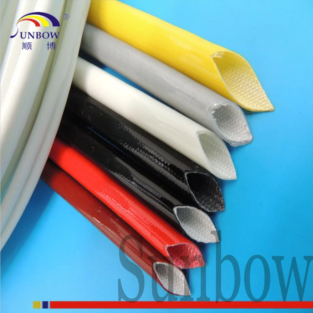 Flame Retardant Silicone Rubber Fiberglass Braided Electric Wire